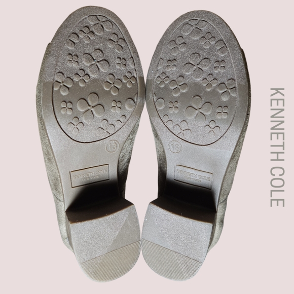 Kenneth Cole Layla Logo Peep Toe Ankle Bootie - Picture 8 of 9